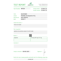 PRILIMED 30 (DAPOXETINE HCL) | Deus Medical