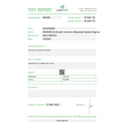 IPAMORELIN (GROWTH HORMONE-RELEASING PEPTIDE) | Deus Medical