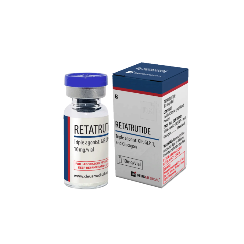 RETATRUTIDE 10MG VIAL – GLP-1, GIP & GLUCAGON AGONIST | Deus Medical