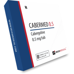 CABERMED 0.5 (CABERGOLINE) | Deus Medical