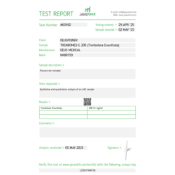 TRENBOMED E 200 (TRENBOLONE ENANTHATE) | Deus Medical