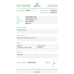 TRESTOLONE A 100 (TRESTOLONE ACETATE) | Deus Medical