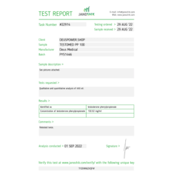 TESTOMED PP 100 (TESTOSTERONE PHENYLPROPIONATE) | Deus Medical