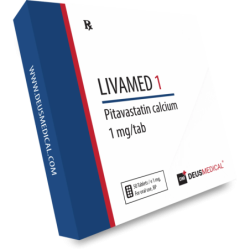 LIVAMED 1 (PITAVASTATIN CALCIUM) | Deus Medical